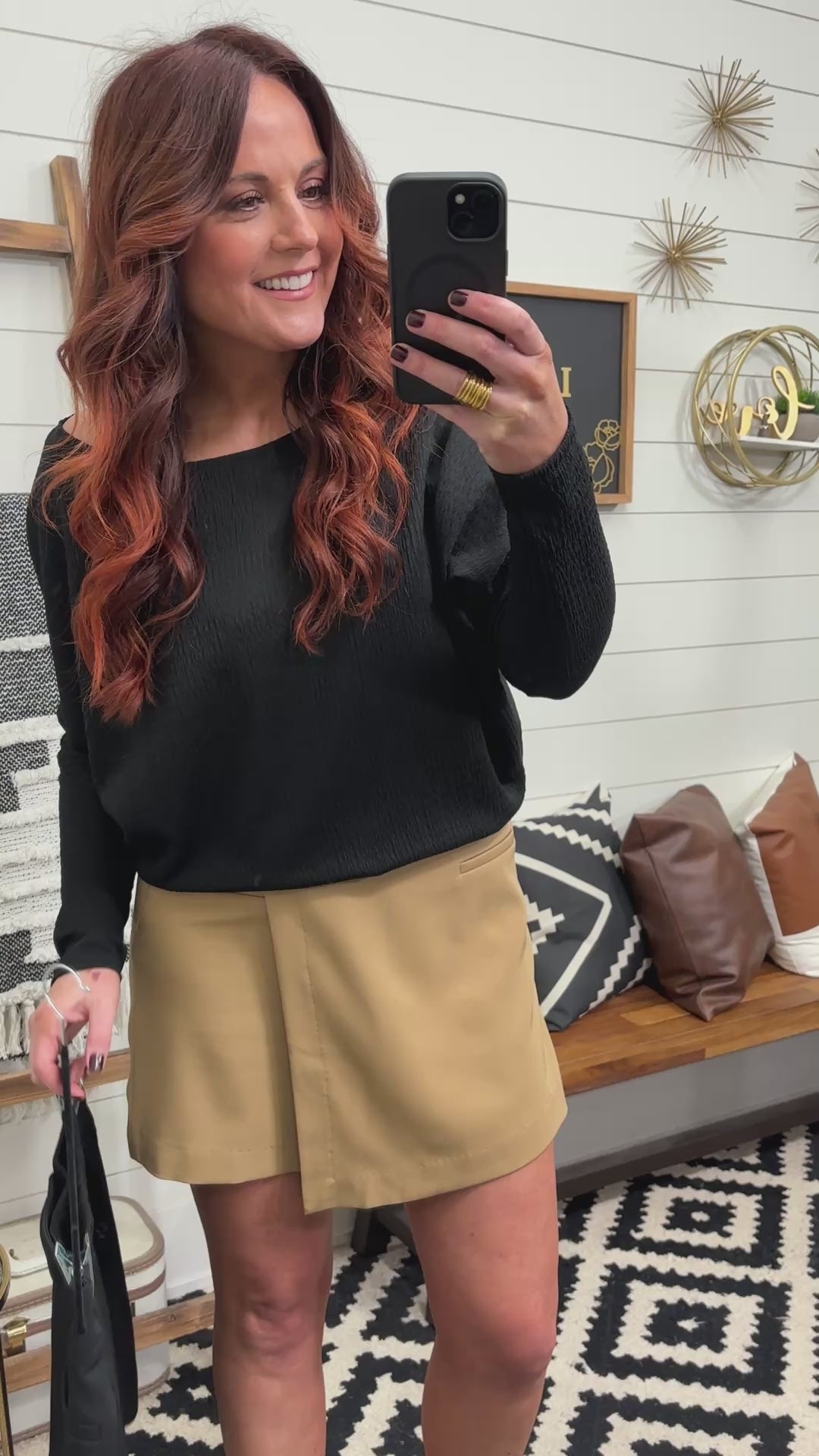 Chic Flat Front Skort : 2 colors