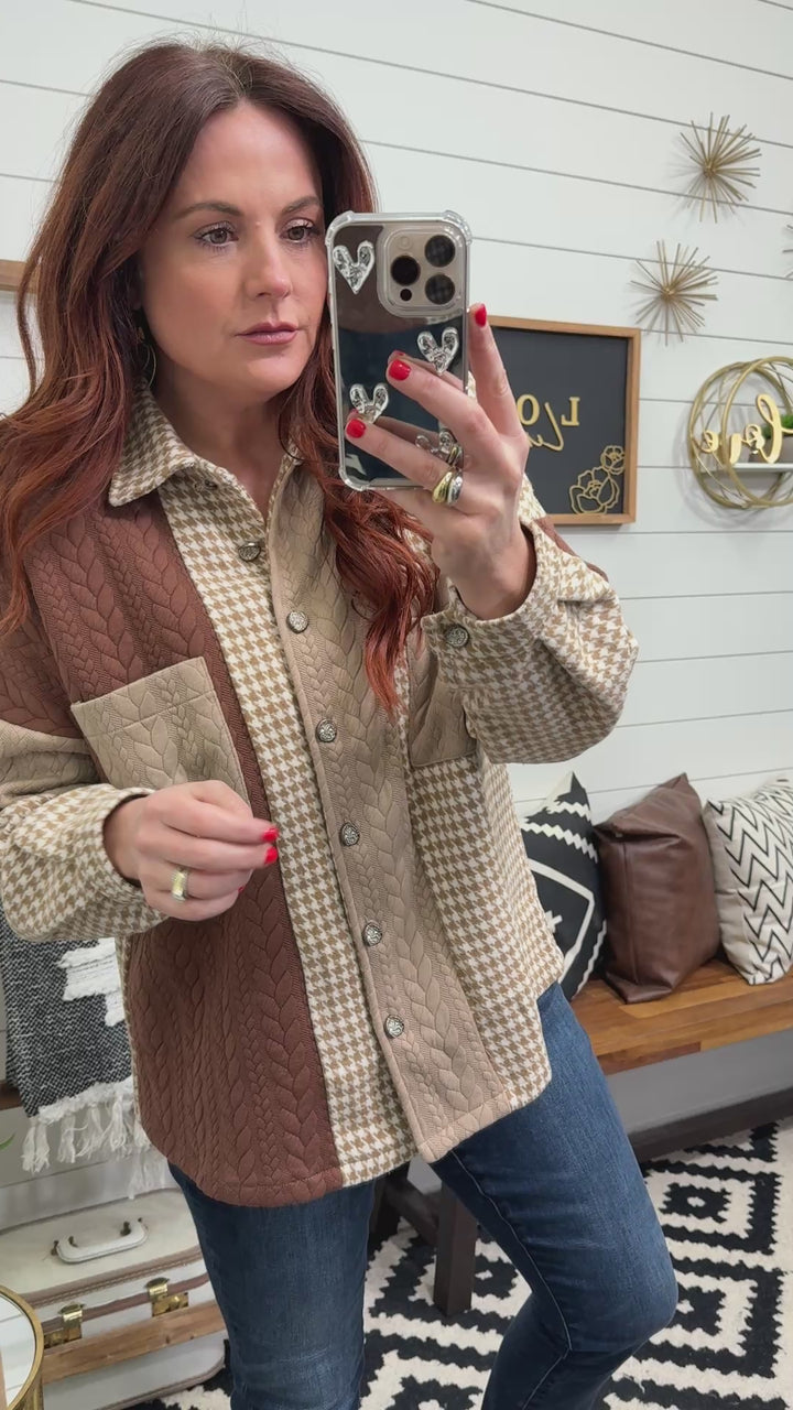 Mixed Texture Jacket