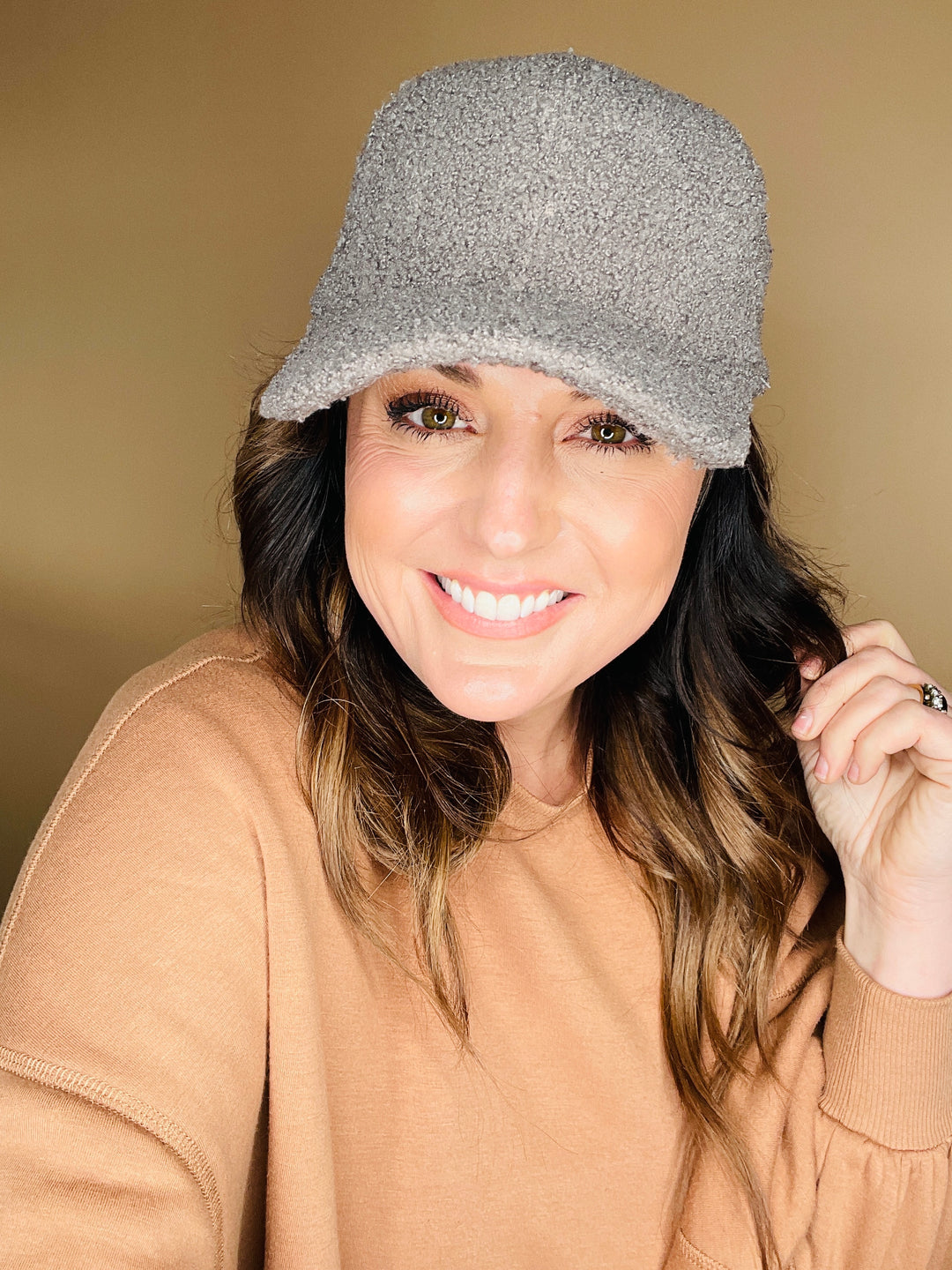 Cozy Cap : Sherpa Baseball Hat