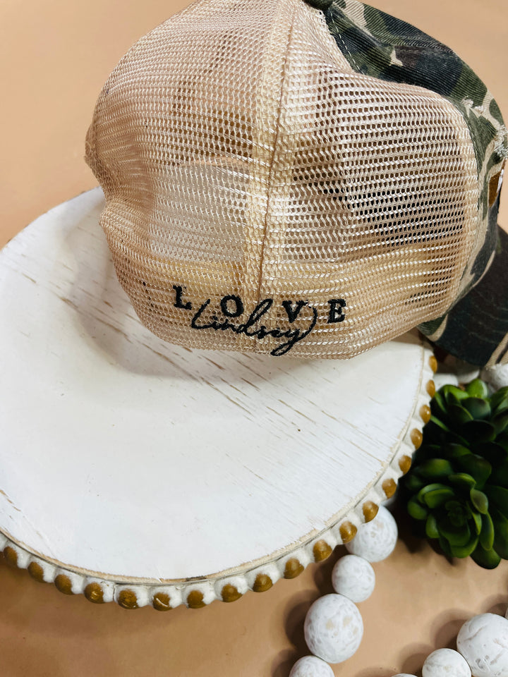 Love Lindsey Custom Inspirational Hat Series
