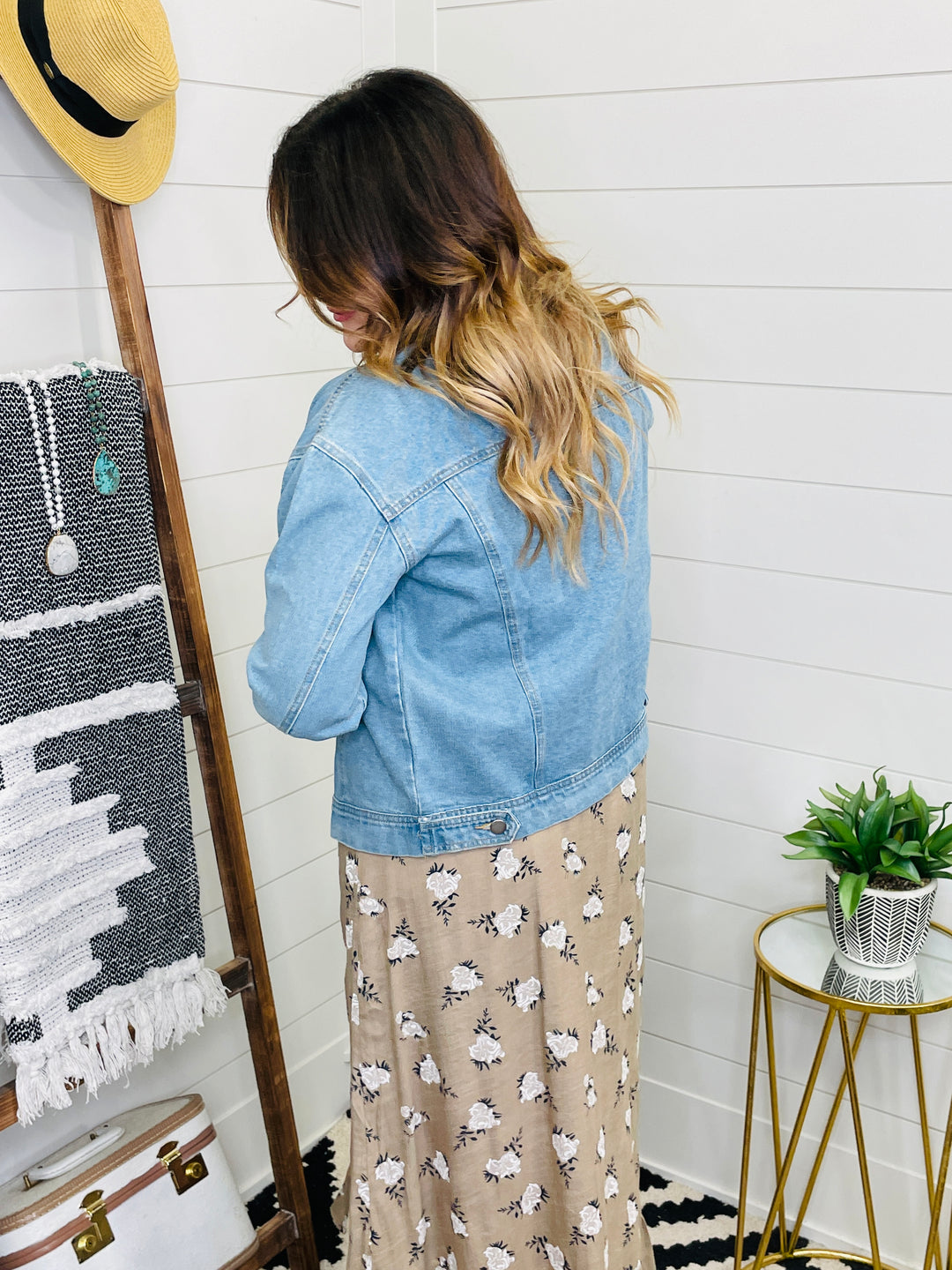 Boyfriend Fit Denim Jacket