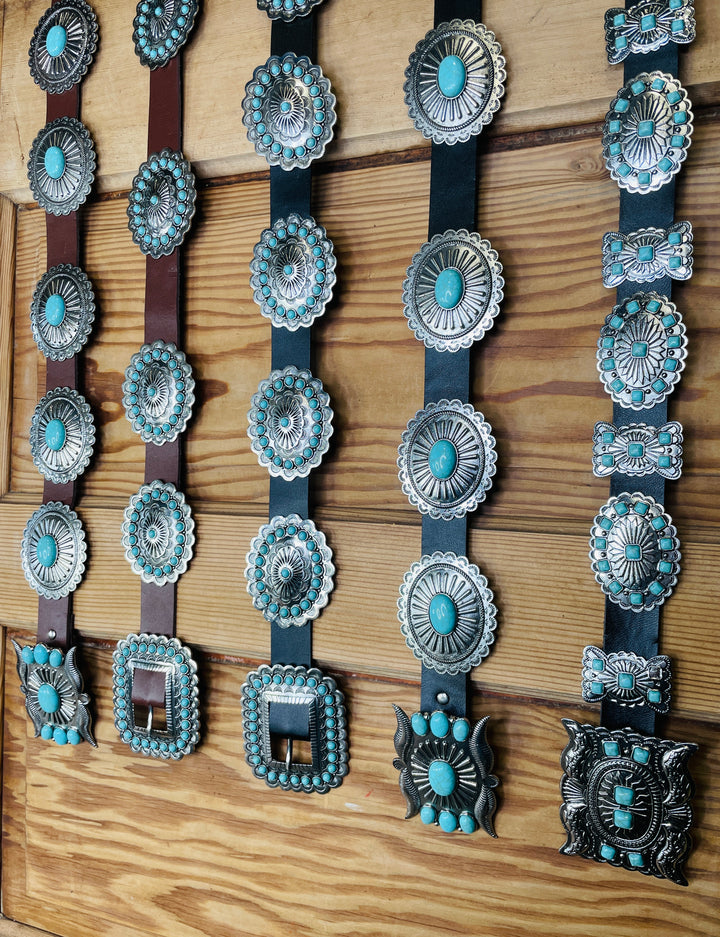 Turquoise Concho Belt: 5 Options