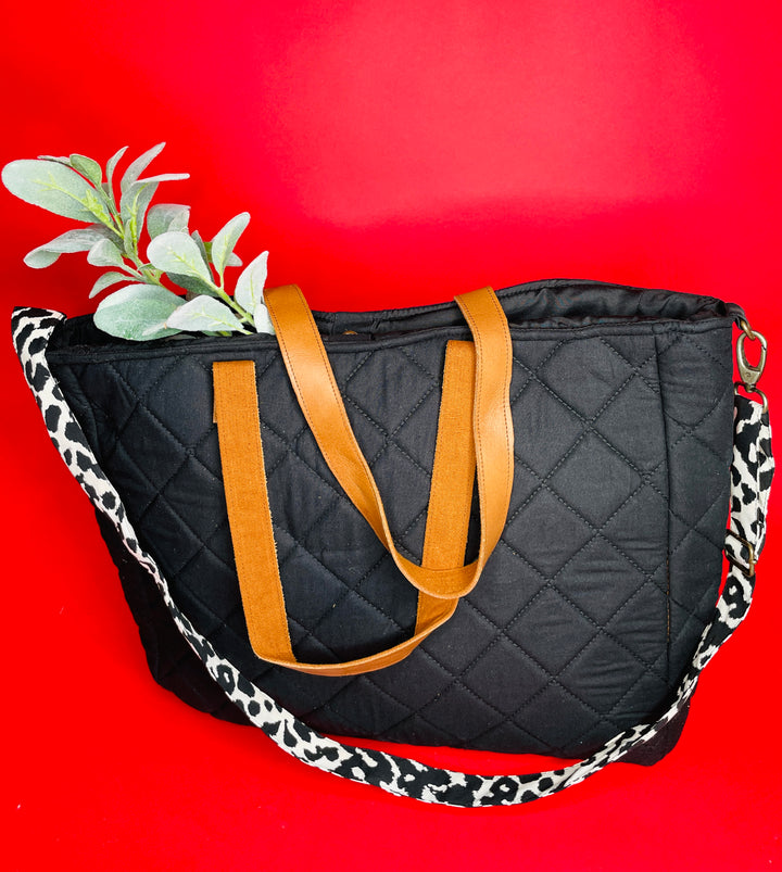 Restocked!! Quilted Tote