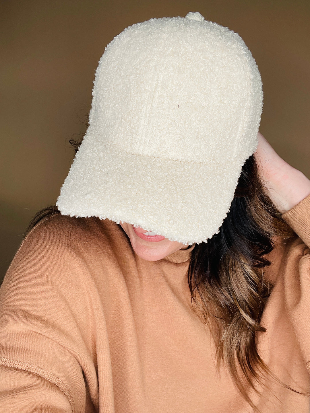 Cozy Cap : Sherpa Baseball Hat