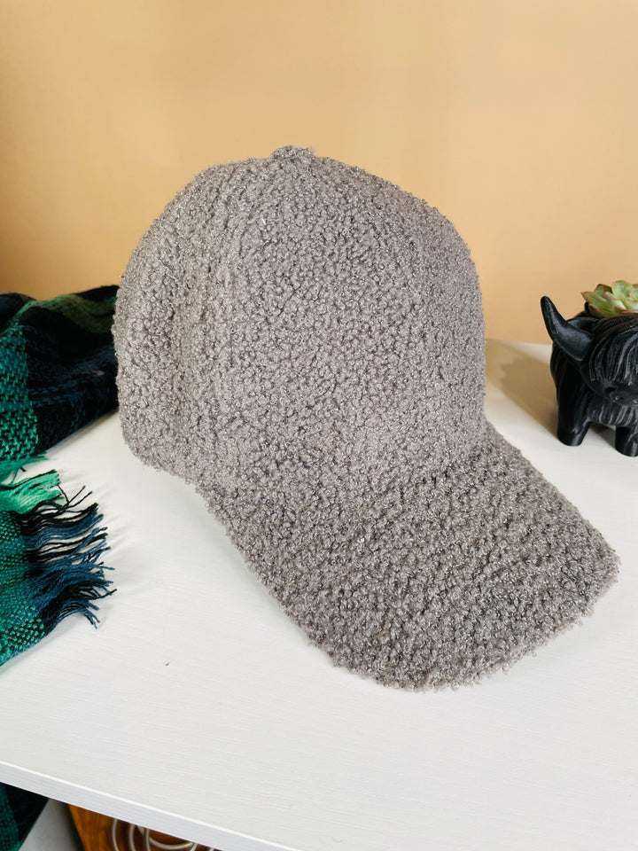 Cozy Cap : Sherpa Baseball Hat