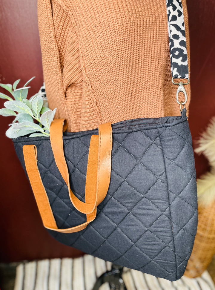 Restocked!! Quilted Tote