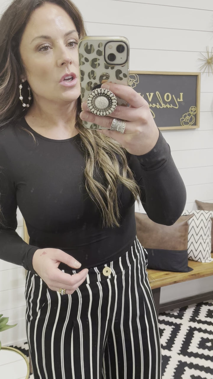Essential Butter Soft Long Sleeve Bodysuit : 2 Colors