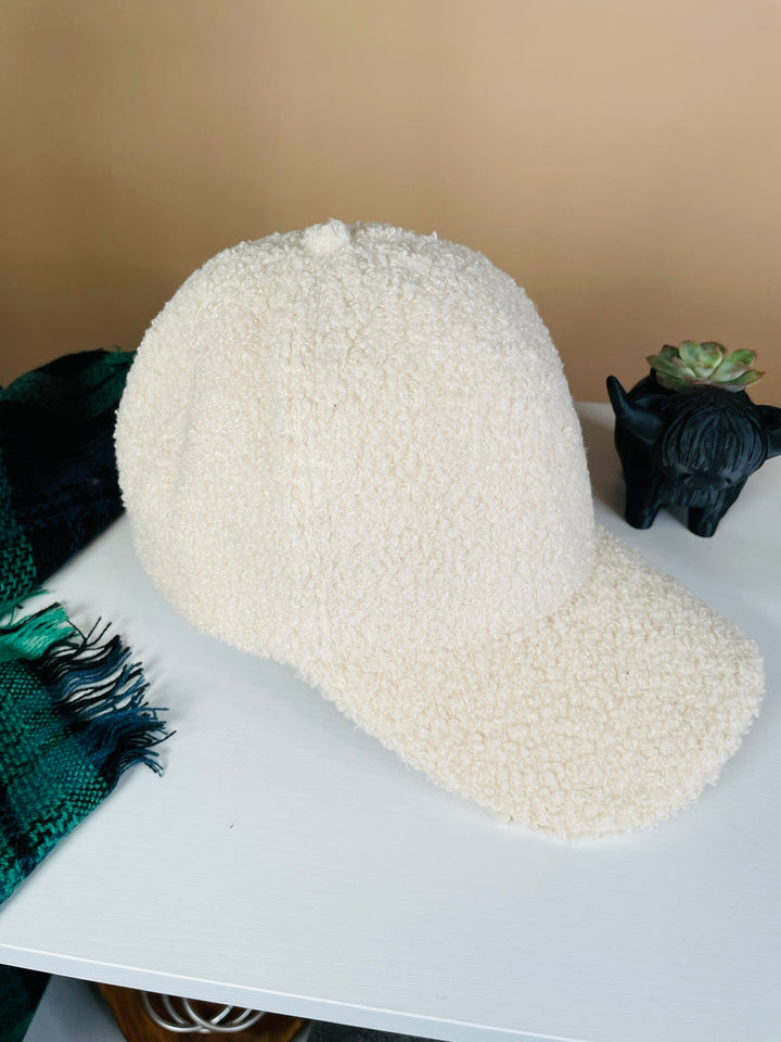 Cozy Cap : Sherpa Baseball Hat