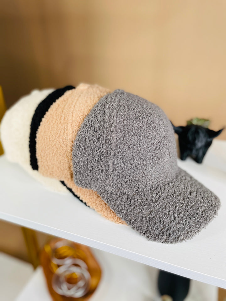 Cozy Cap : Sherpa Baseball Hat