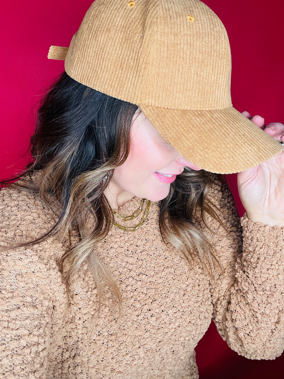 Cali Corduroy Baseball Hat : 4 Colors