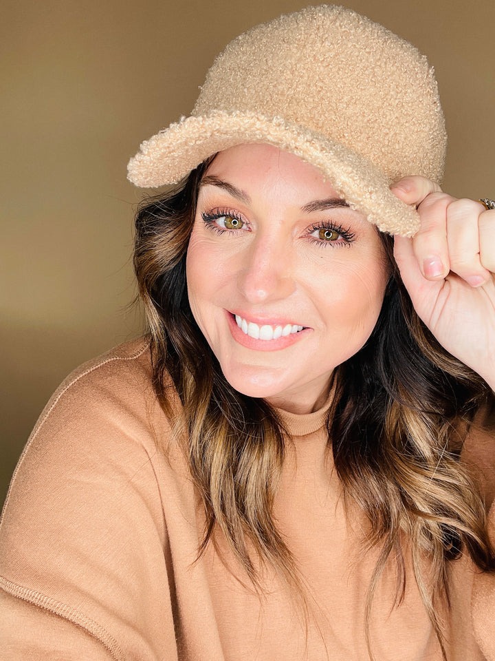 Cozy Cap : Sherpa Baseball Hat