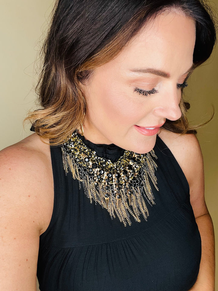 Make A Statement Necklace: Metal, Stone, and Bead