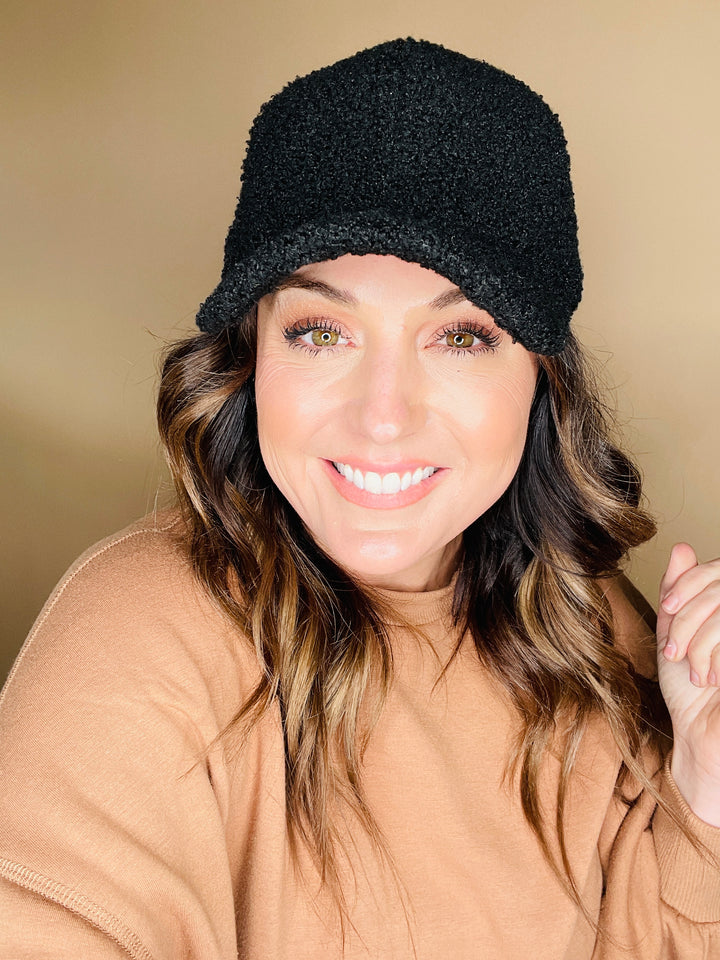 Cozy Cap : Sherpa Baseball Hat