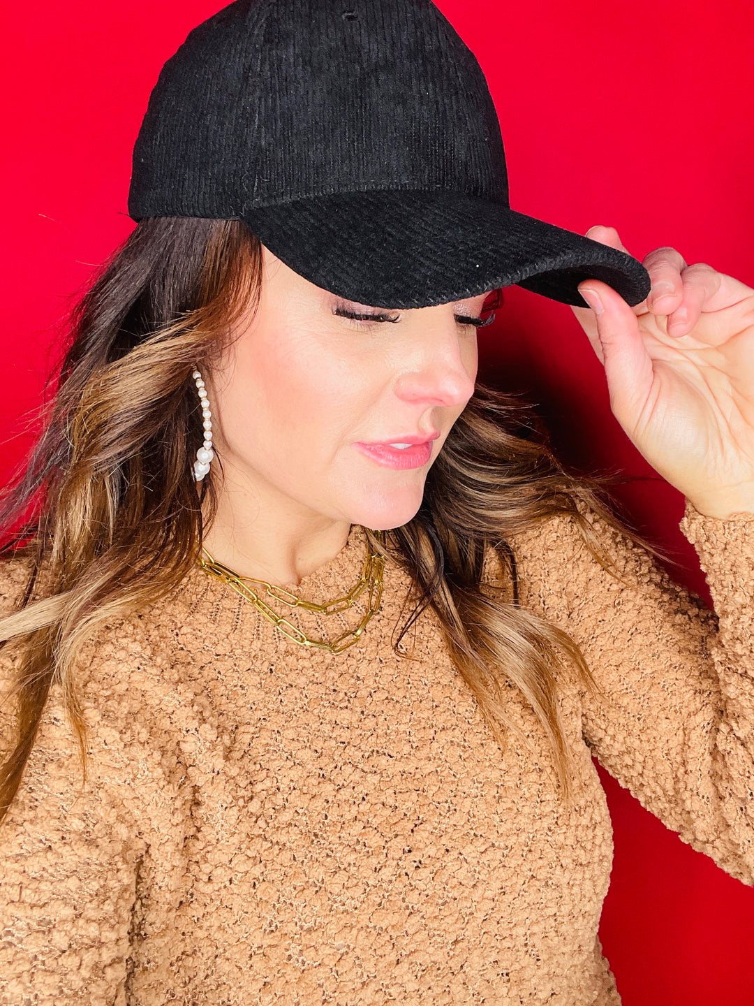 Cali Corduroy Baseball Hat : 4 Colors