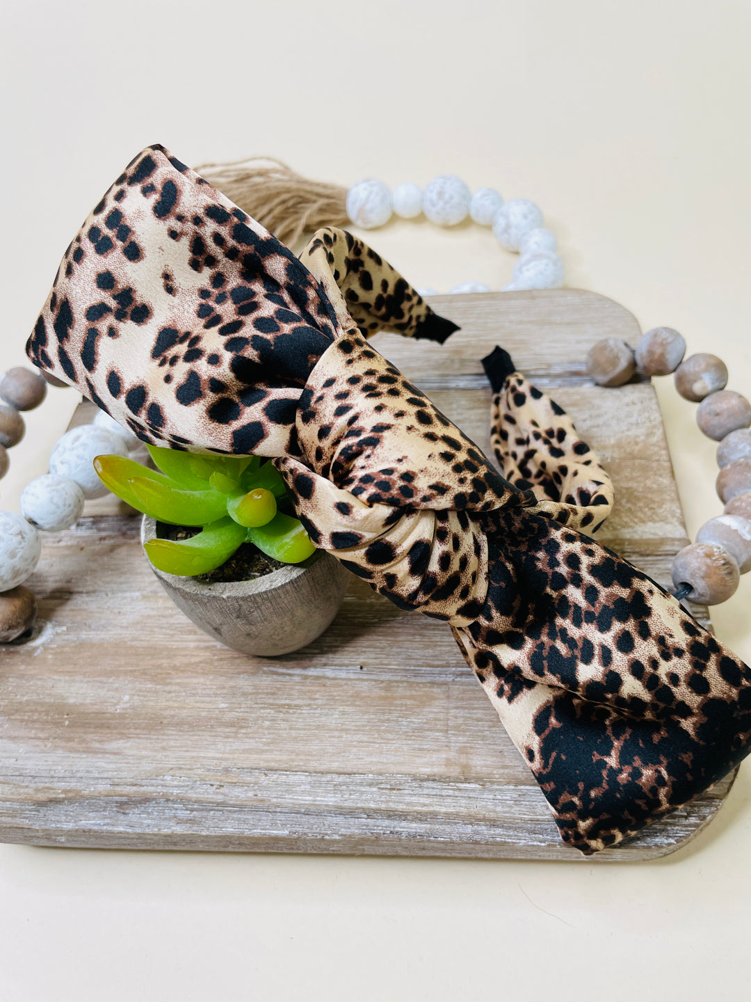 Leopard: Put A Bow On It Headband
