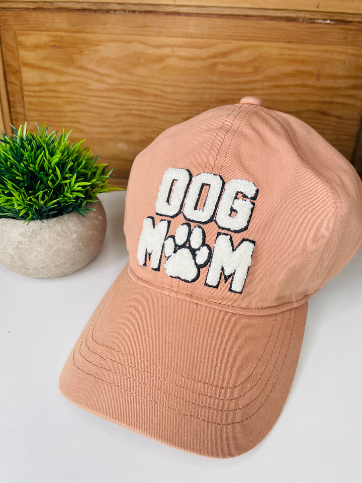 Dog Mom Sherpa Patch Hat : 2 Colors