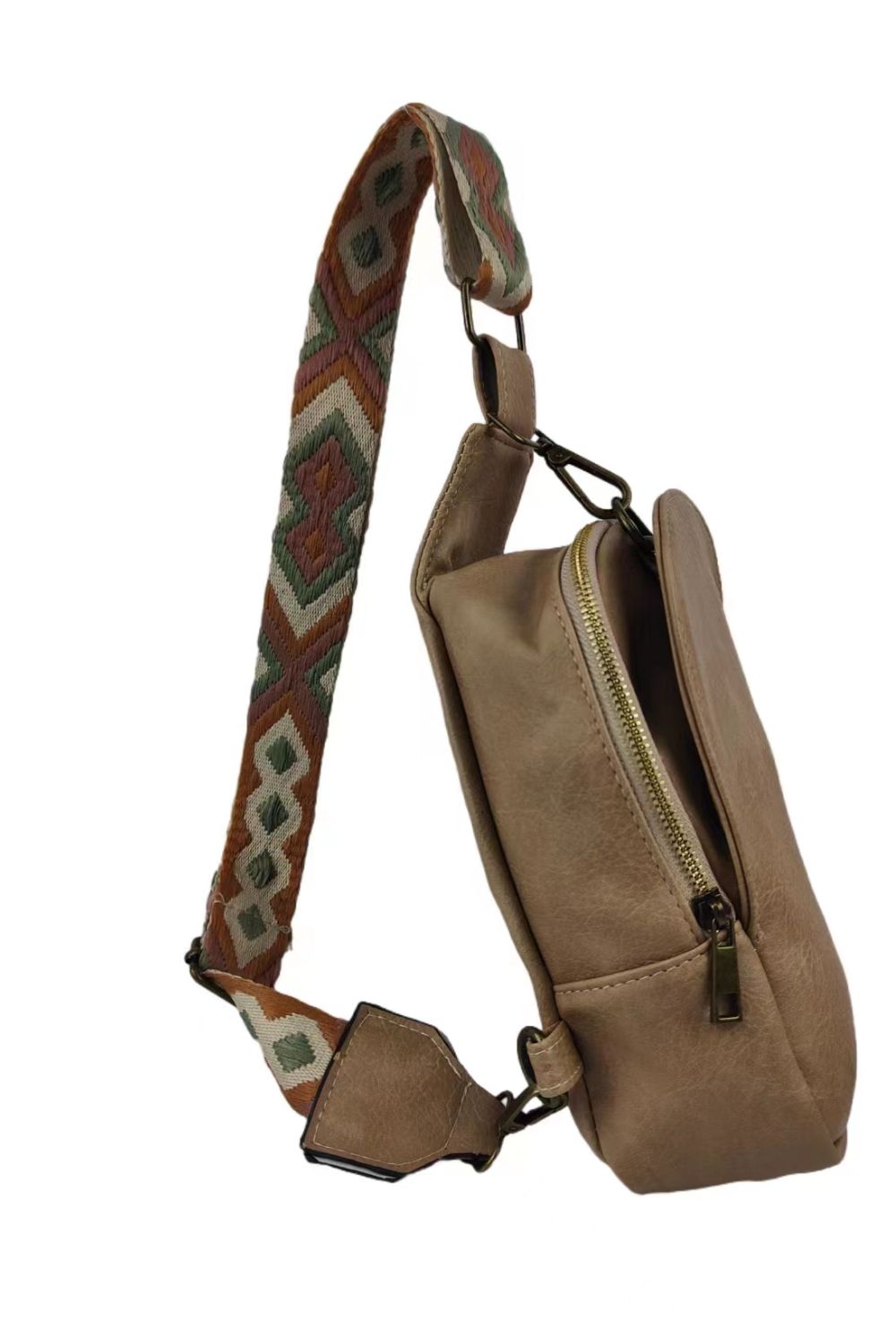 Woven Adjustable Strap Sling Bag : 5 Colors