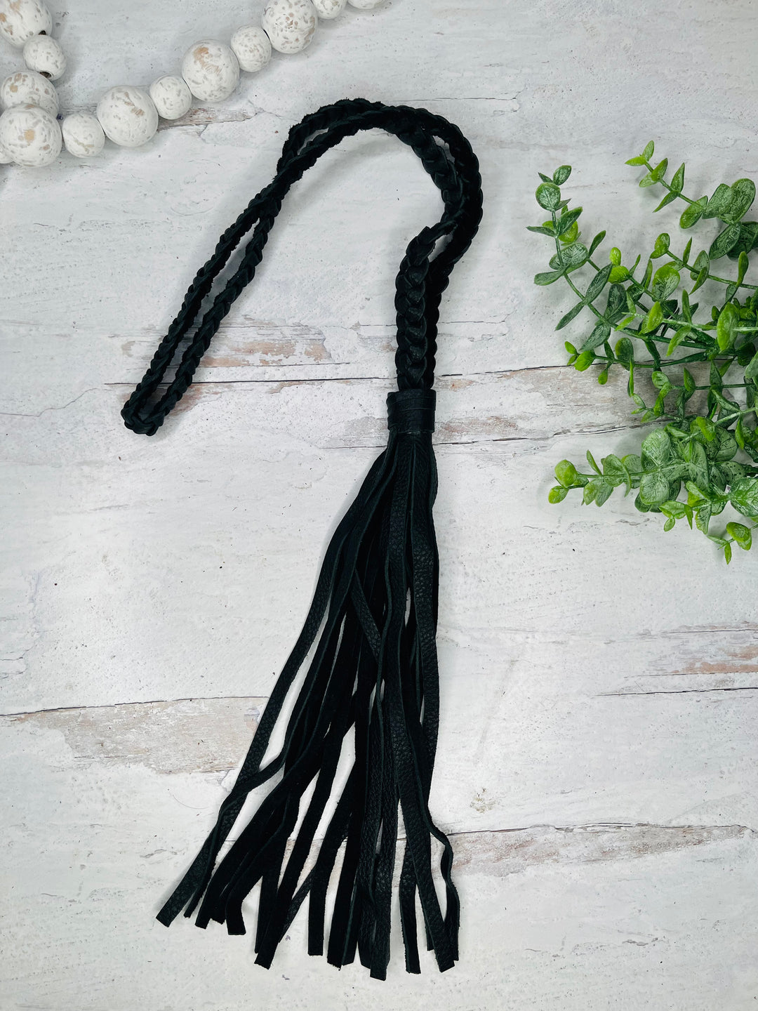 Love Lindsey Leather: Long Braided Tassel Necklace