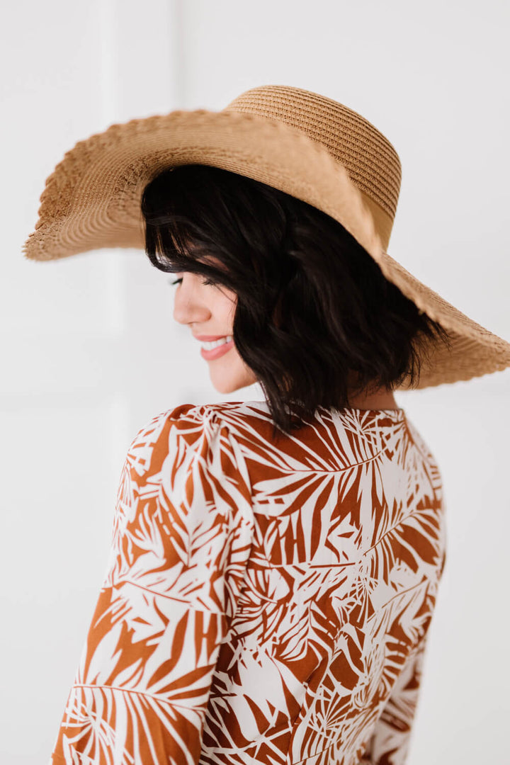 Ocean Avenue Wide Brim Straw Hat