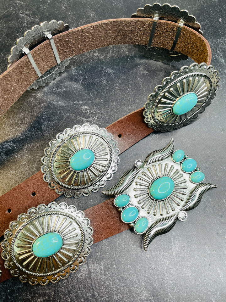 Turquoise Concho Belt: 5 Options