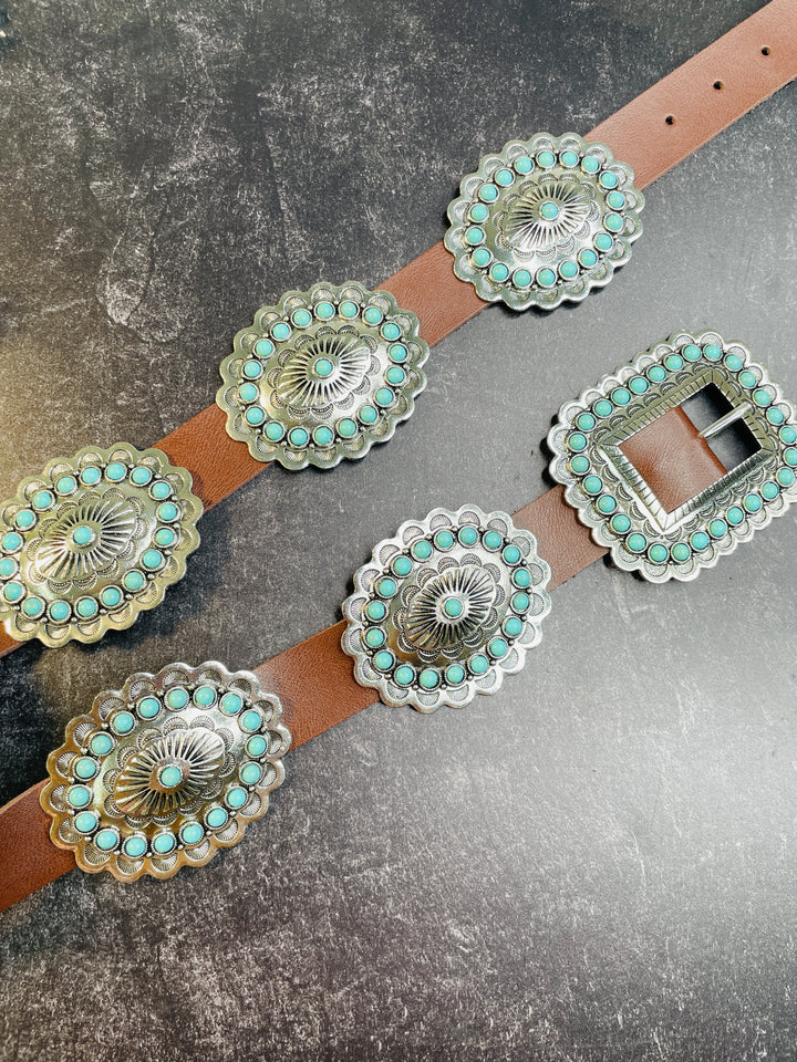 Turquoise Concho Belt: 5 Options