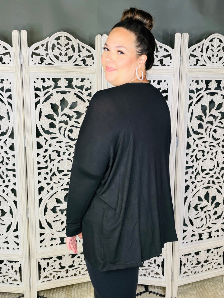 NEW Colors! Luxe Round Neck Tunic : 4 Colors