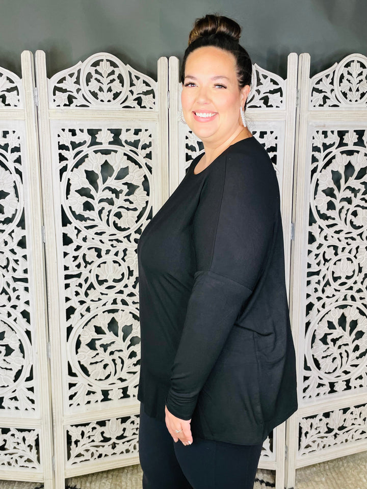 NEW Colors! Luxe Round Neck Tunic : 4 Colors