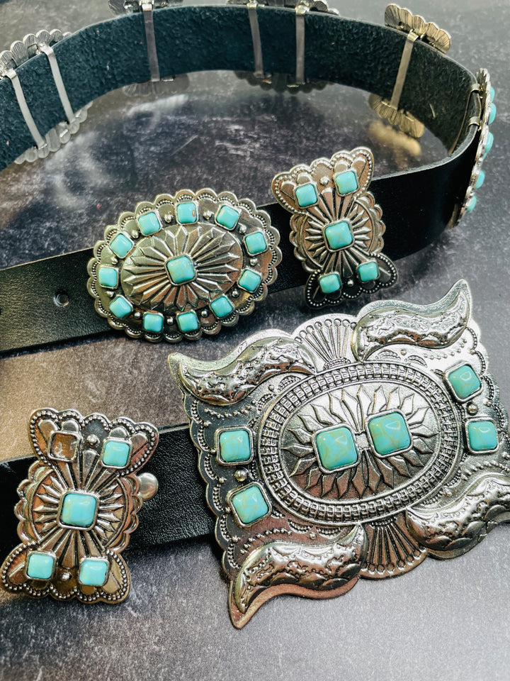 Turquoise Concho Belt: 5 Options