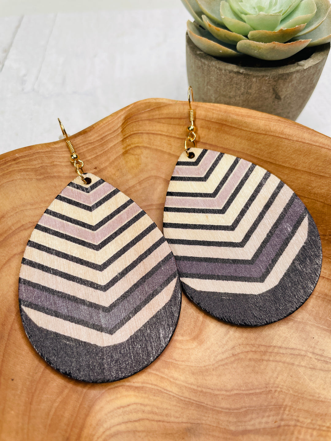 Aztec Chevron Teardrop